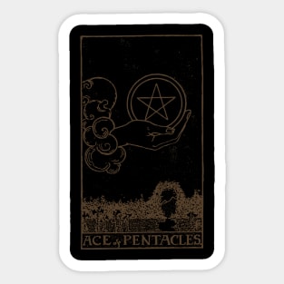 Ace of Pentacles Sticker